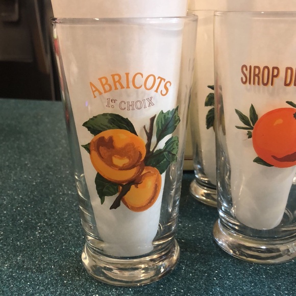 RARE NWT Set of Williams Sonoma Harvest Market Tumblers - Picture 3 of 12